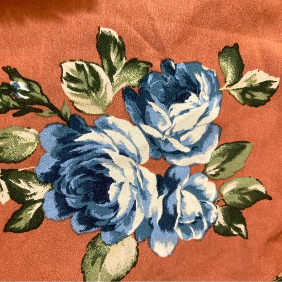 Altar’d State Dress Off the Shoulder Ruffle Sleeve Floral size L - Picture 5 of 7